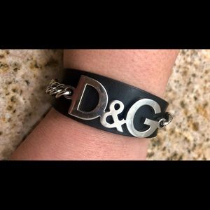 Dolce & Gabbana leather bracelet - black
